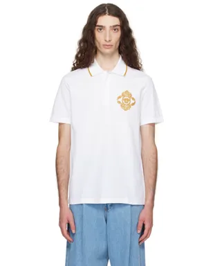 VERSACE Embroidered Architectural Baroque ポロシャツ - サムネイル1