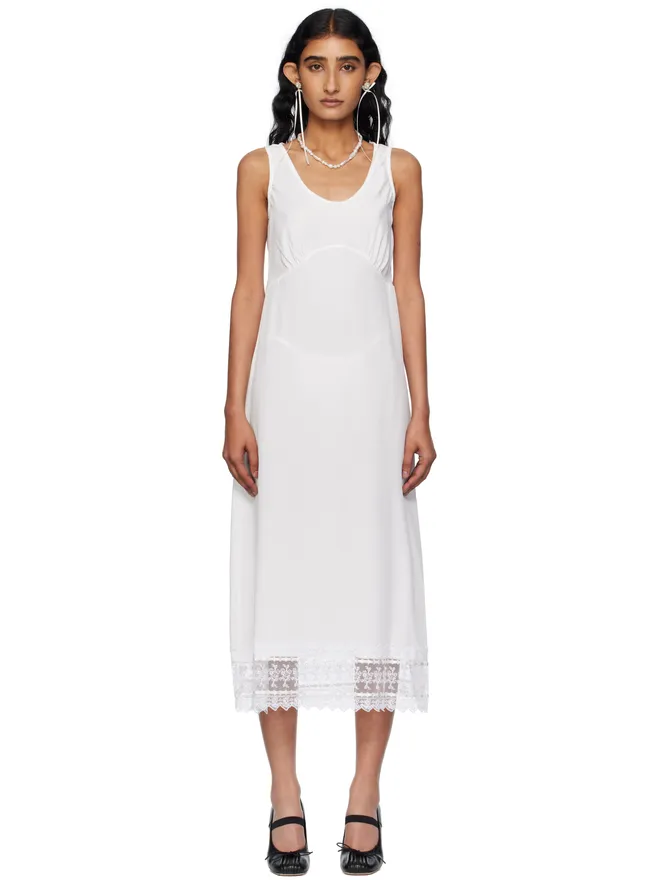 Simone Rocha Simone Rocha トリム スリップ ミディアムワンピースの商品画像