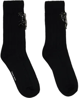 Simone Rocha Embellished Rose ソックス - サムネイル1