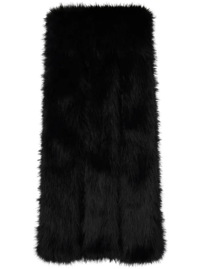 Simone Rocha Simone Rocha Triple Slit フェイクファー ストールの商品画像