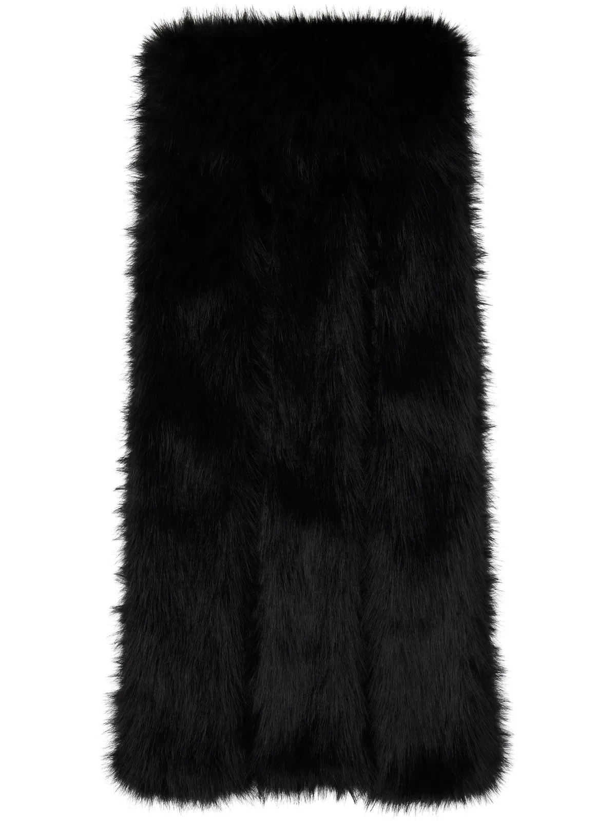 Simone Rocha Triple Slit フェイクファー ストール - 画像1