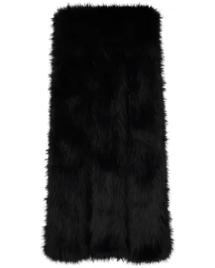 Simone Rocha Triple Slit フェイクファー ストール - サムネイル1