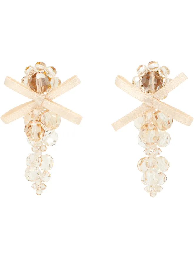 Simone Rocha Simone Rocha Petite Bow Cluster ピアスの商品画像