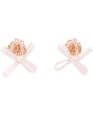 Simone Rocha Petite Bow Daisy スタッドピアス - サムネイル2