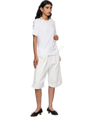 Simone Rocha Pearl & Chain Boy Tシャツ - サムネイル4