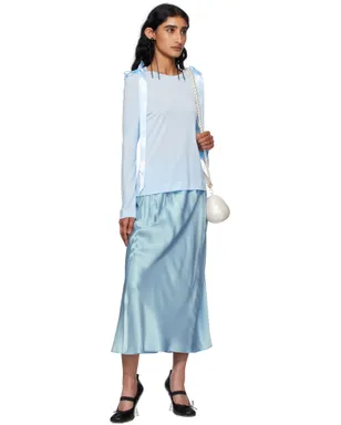 Simone Rocha SSENSE限定 Bow Ribbon Tail 長袖Tシャツ - サムネイル4