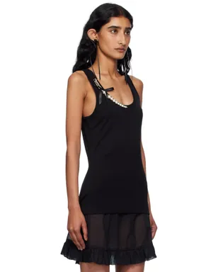 Simone Rocha Pearl Chain タンクトップ - サムネイル2