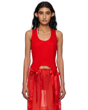 Simone Rocha Bow Tail Easy タンクトップ - サムネイル1
