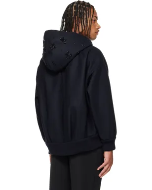 Simone Rocha エンベリッシュド フード ジップアップジャケット - サムネイル3