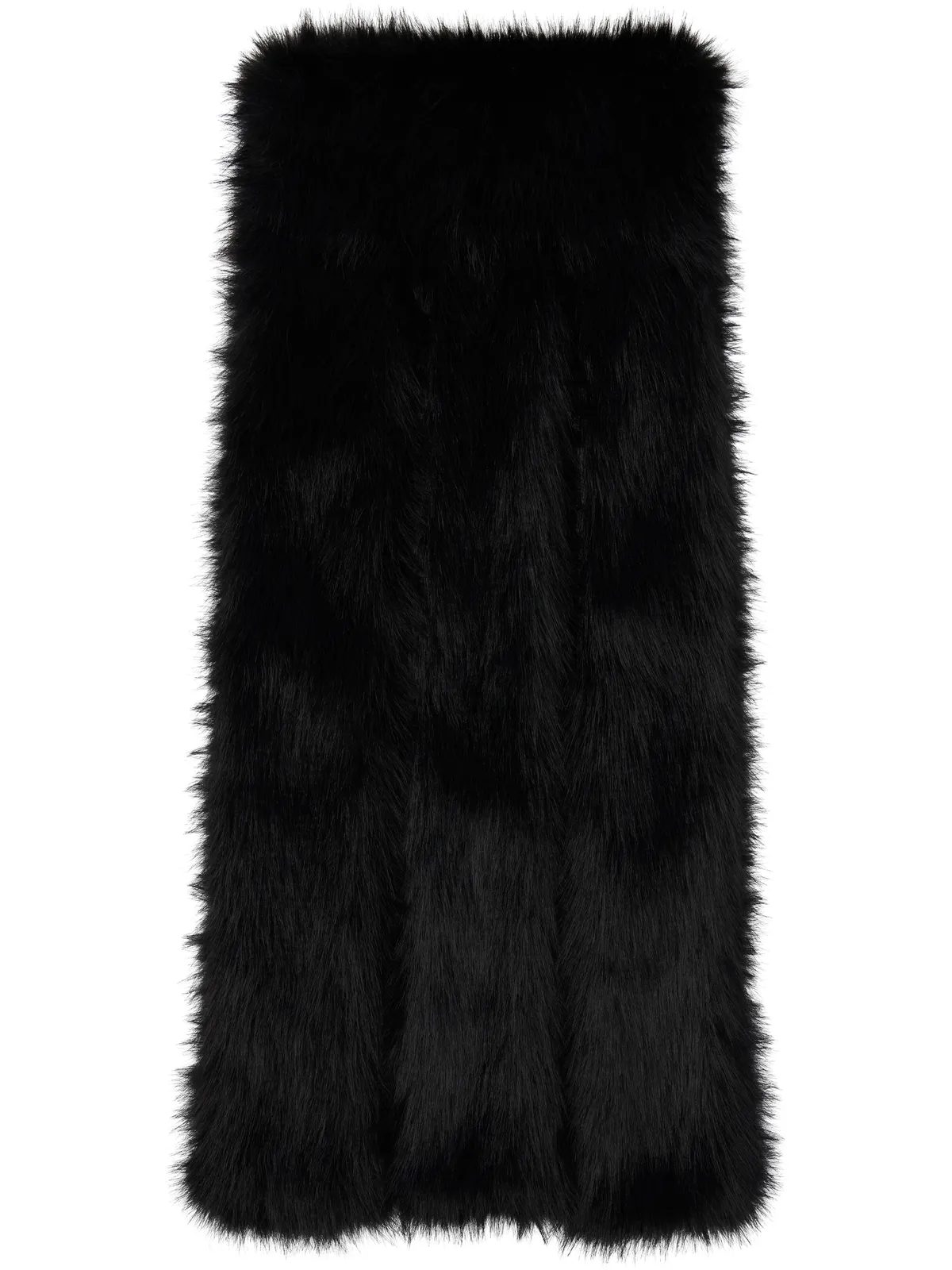 Simone Rocha Triple Slit フェイクファー ストール - 画像1