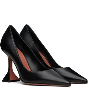Amina Muaddi ブラック Ami Pump ヒール - サムネイル4