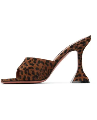 Amina Muaddi Lupita 95 Slipper ヒールサンダル - サムネイル3