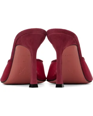 Amina Muaddi Alexa 95 Mesh Slipper ヒールサンダル - サムネイル2