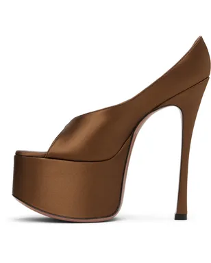 Amina Muaddi Anok Plateau ヒールサンダル - サムネイル3