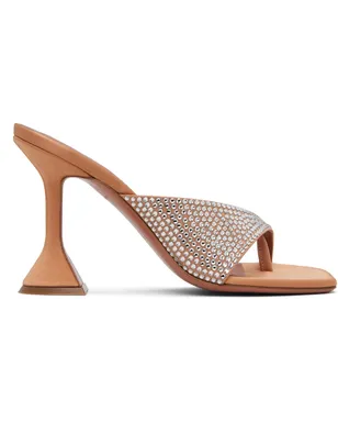 Amina Muaddi Shiona Slipper 95 ヒールサンダル - サムネイル1