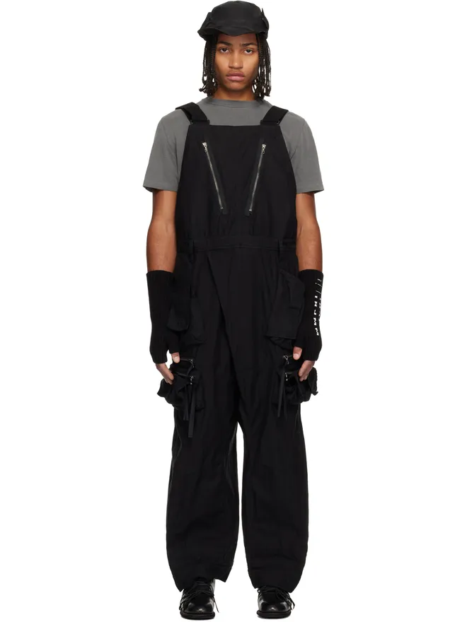 JULIUS JULIUS ブラック Tactical オーバーオールの商品画像