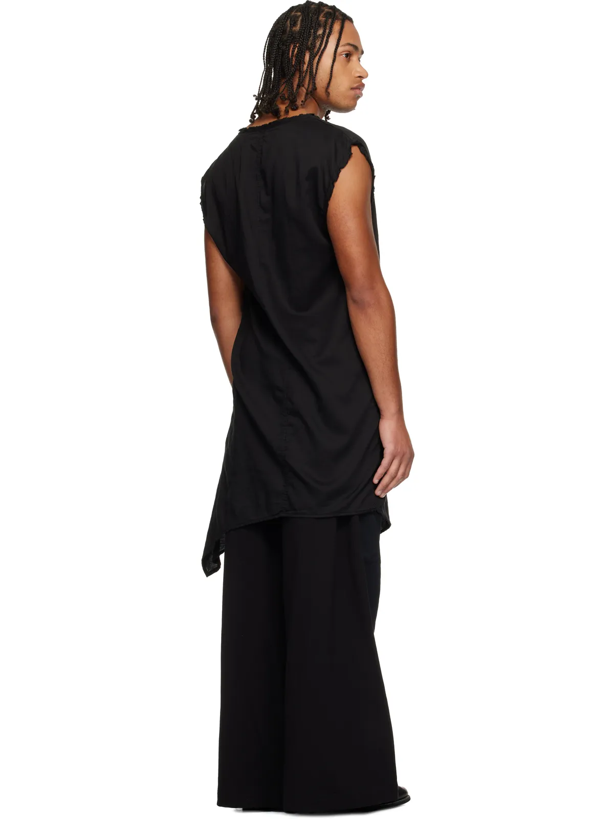 JULIUS Umbra Drape チュニックTシャツ - 画像3