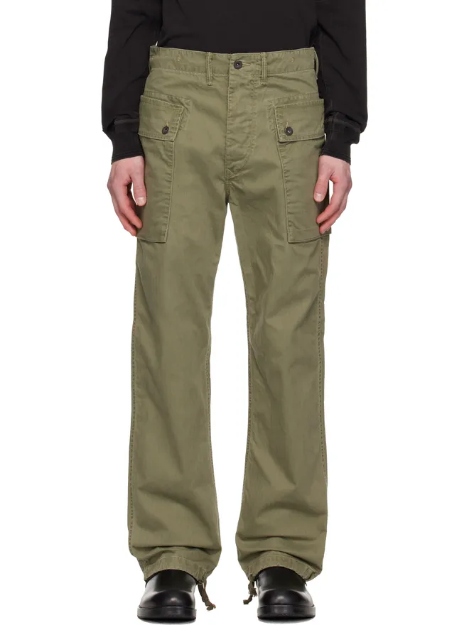 RRL RRL グリーン Field ヘリンボーン カーゴパンツの商品画像