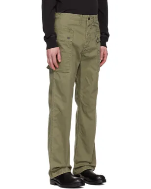 RRL グリーン Field ヘリンボーン カーゴパンツ - サムネイル2