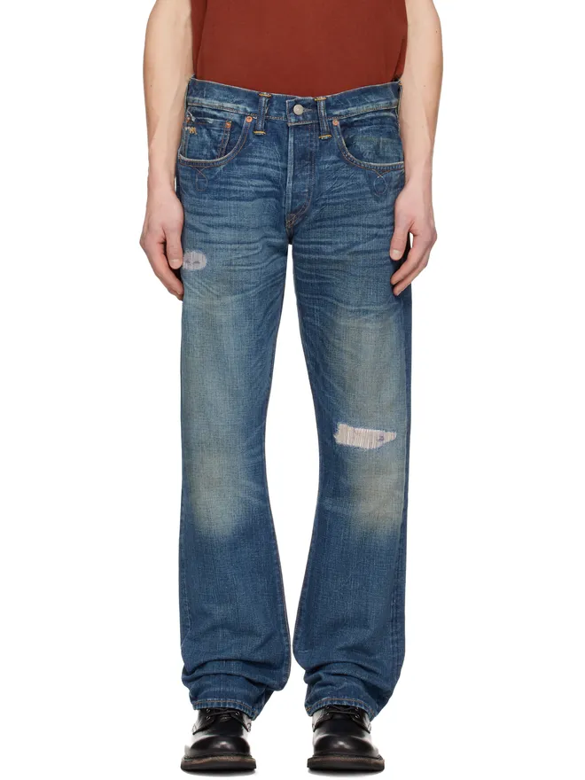 RRL RRL Slim Boot Sutton Repaired セルビッジジーンズの商品画像