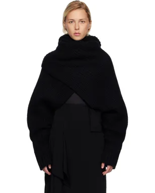 sacai ウールニット プルオーバー タートルネック - サムネイル1