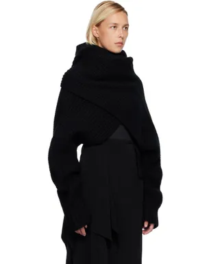 sacai ウールニット プルオーバー タートルネック - サムネイル2