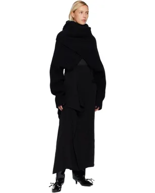 sacai ウールニット プルオーバー タートルネック - サムネイル4