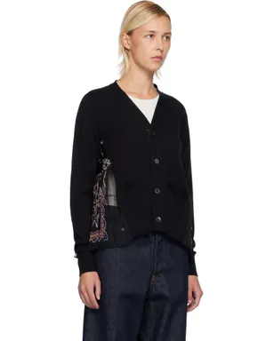 sacai ペイズリープリント＆コットン ニットカーディガン - サムネイル2