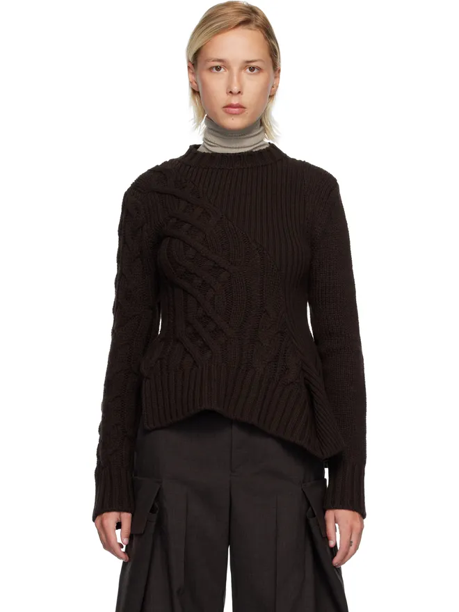 sacai sacai ウール セーターの商品画像