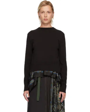 sacai ペイズリープリント＆ウール セーター - サムネイル1