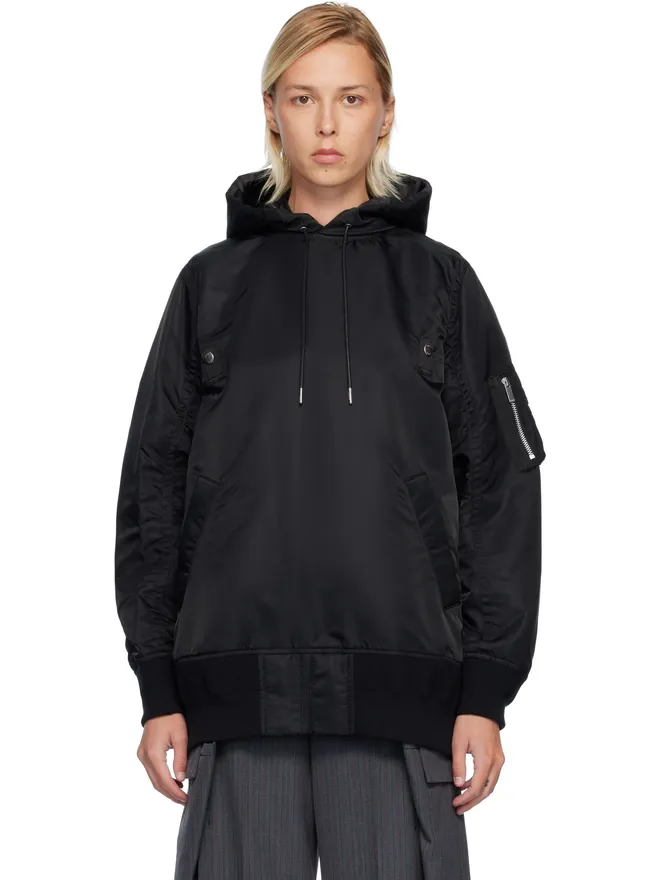 sacai sacai ナイロンツイル フーディの商品画像