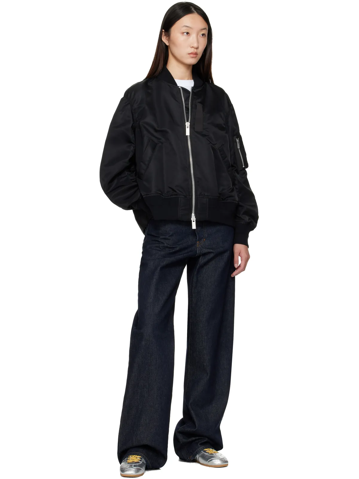 sacai Nylon Twill ボンバージャケット - 画像4