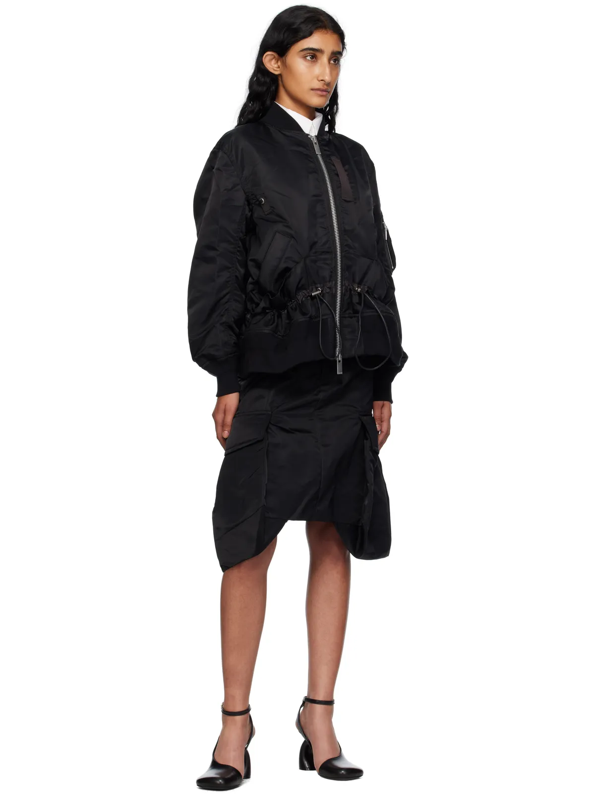 sacai ナイロンツイル ブルゾンジャケット - 画像4