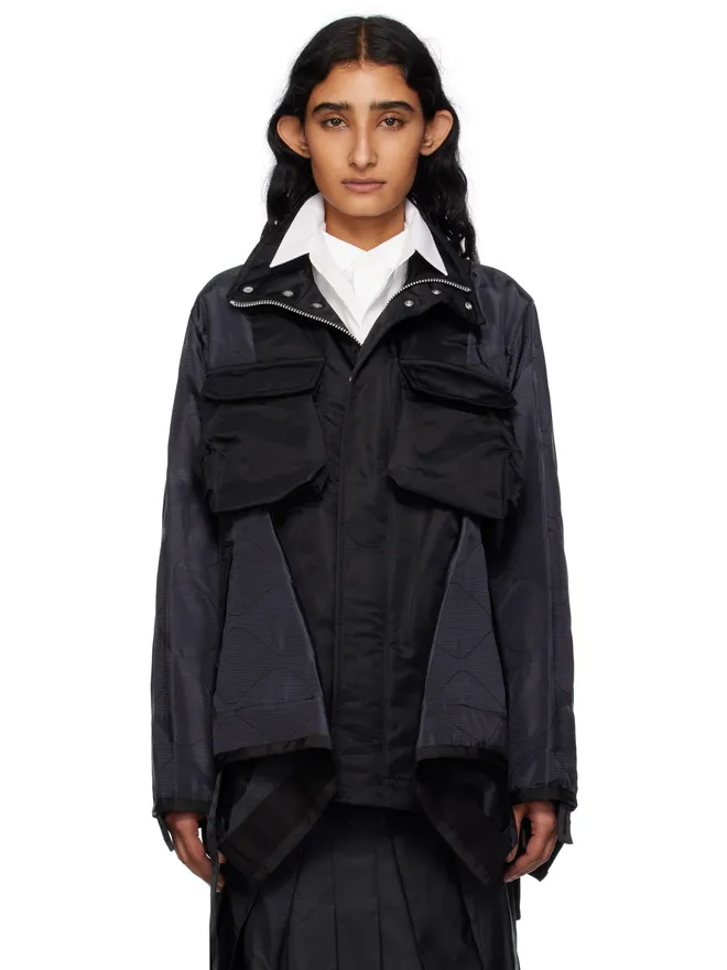 sacai sacai Mix ナイロンツイル コートの商品画像
