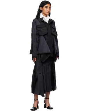 sacai Mix ナイロンツイル コート - サムネイル4