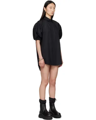 sacai Cotton Poplin & Nylon Twill ミニワンピース - サムネイル2