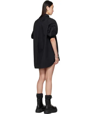 sacai Cotton Poplin & Nylon Twill ミニワンピース - サムネイル3