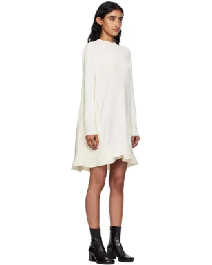 sacai Suiting Mix Knit ミニワンピース - サムネイル2