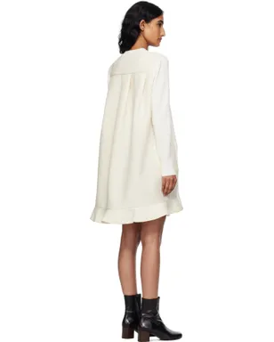 sacai Suiting Mix Knit ミニワンピース - サムネイル3