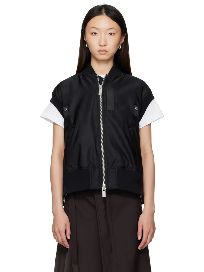 sacai sacai Nylon Twill ベストの商品画像