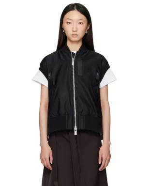 sacai Nylon Twill ベスト - サムネイル1