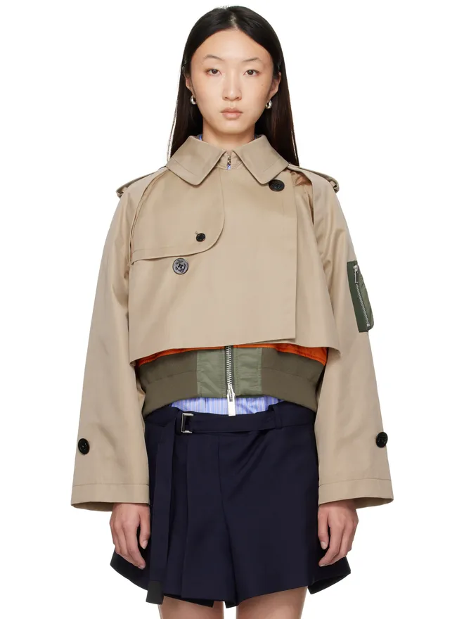 sacai sacai Cotton Gabardine x Nylon Twill ジャケットの商品画像