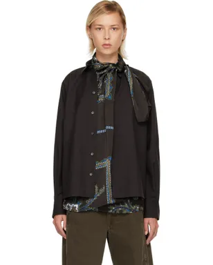 sacai Suiting & Paisley プリントシャツ - サムネイル1