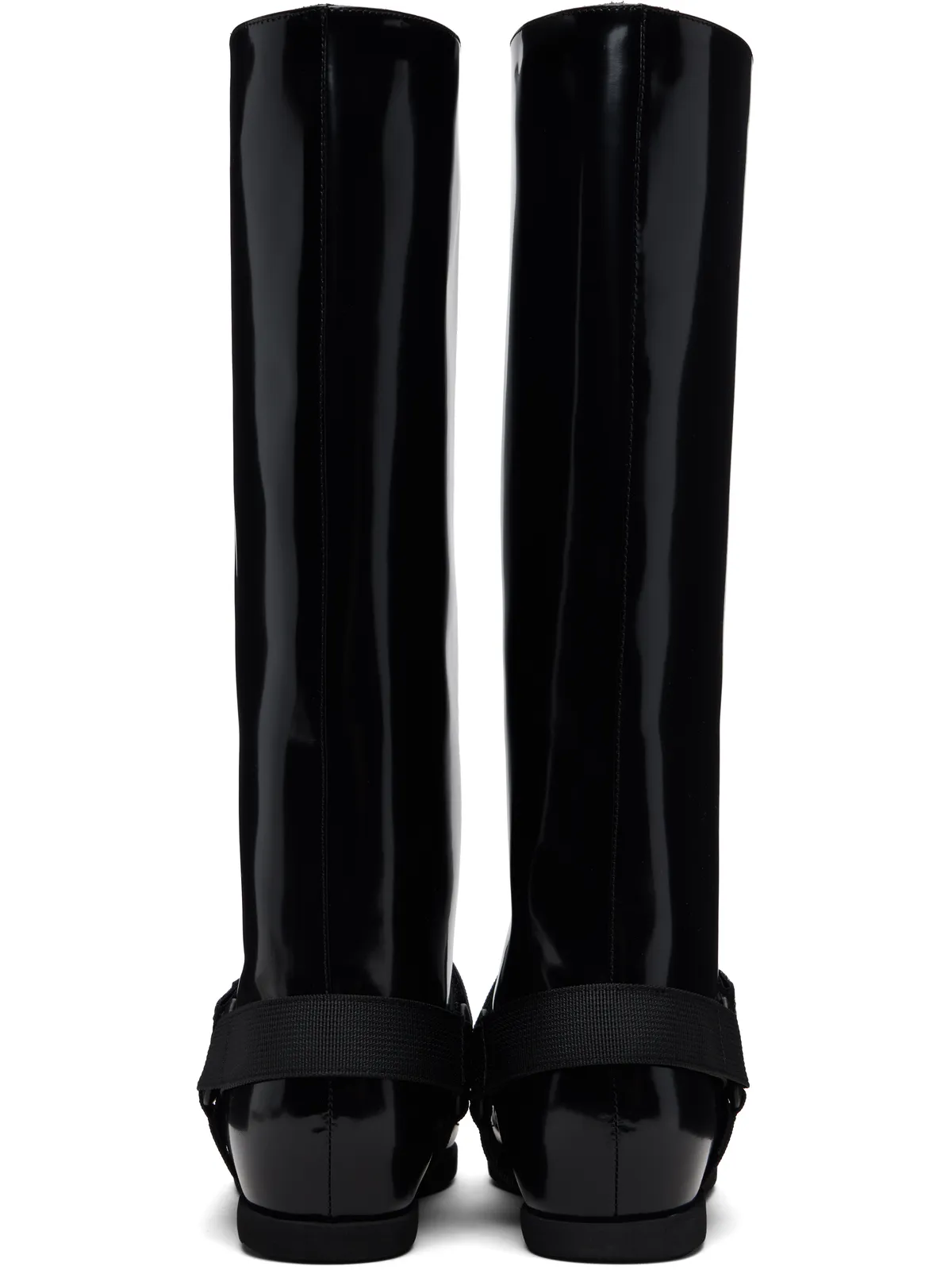 sacai Belted ロングブーツ - 画像2