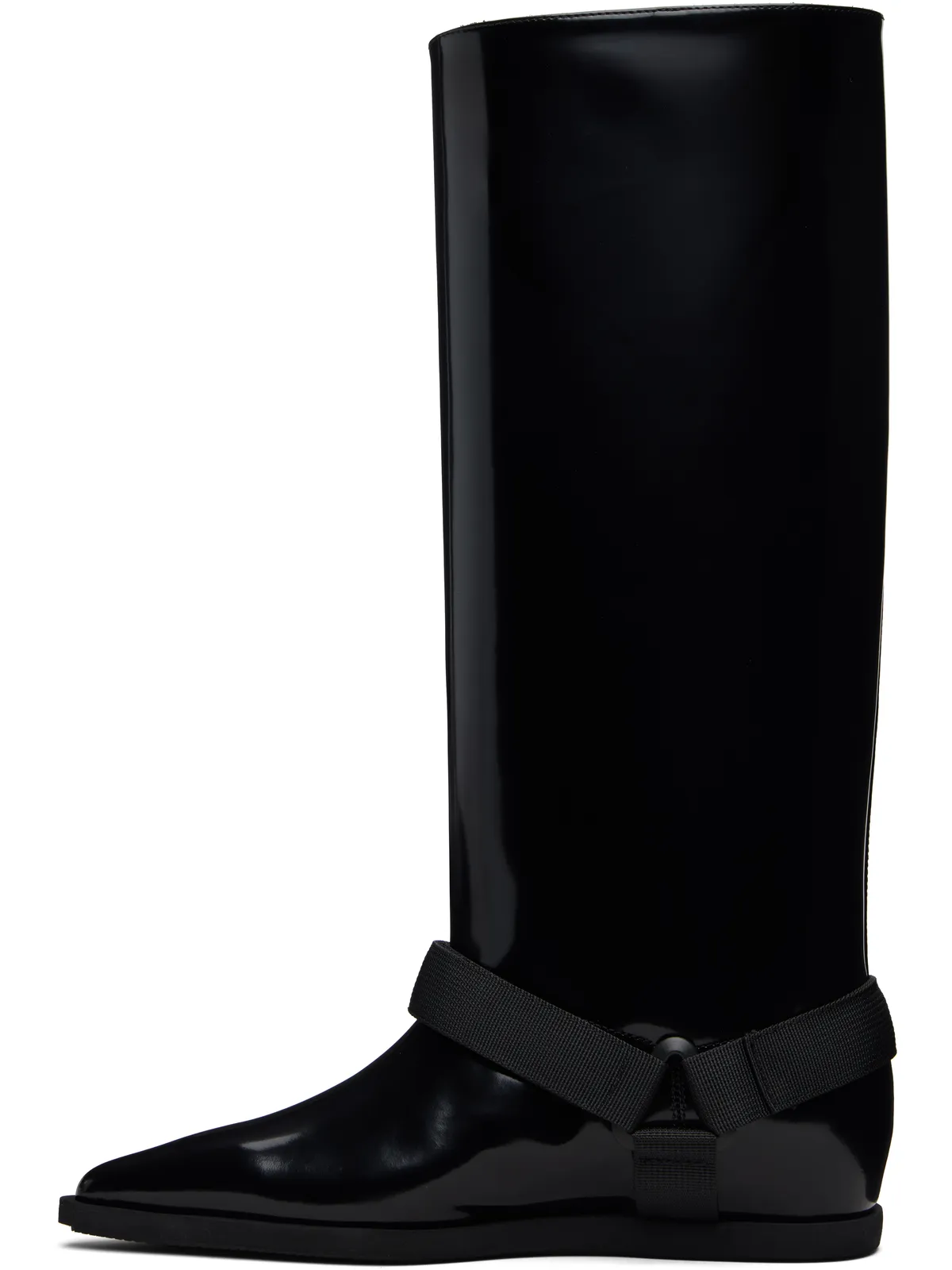 sacai Belted ロングブーツ - 画像3