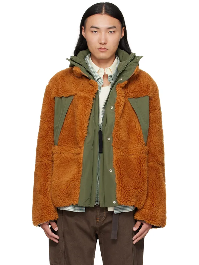 sacai sacai フリース＆グログラン ジャケットの商品画像