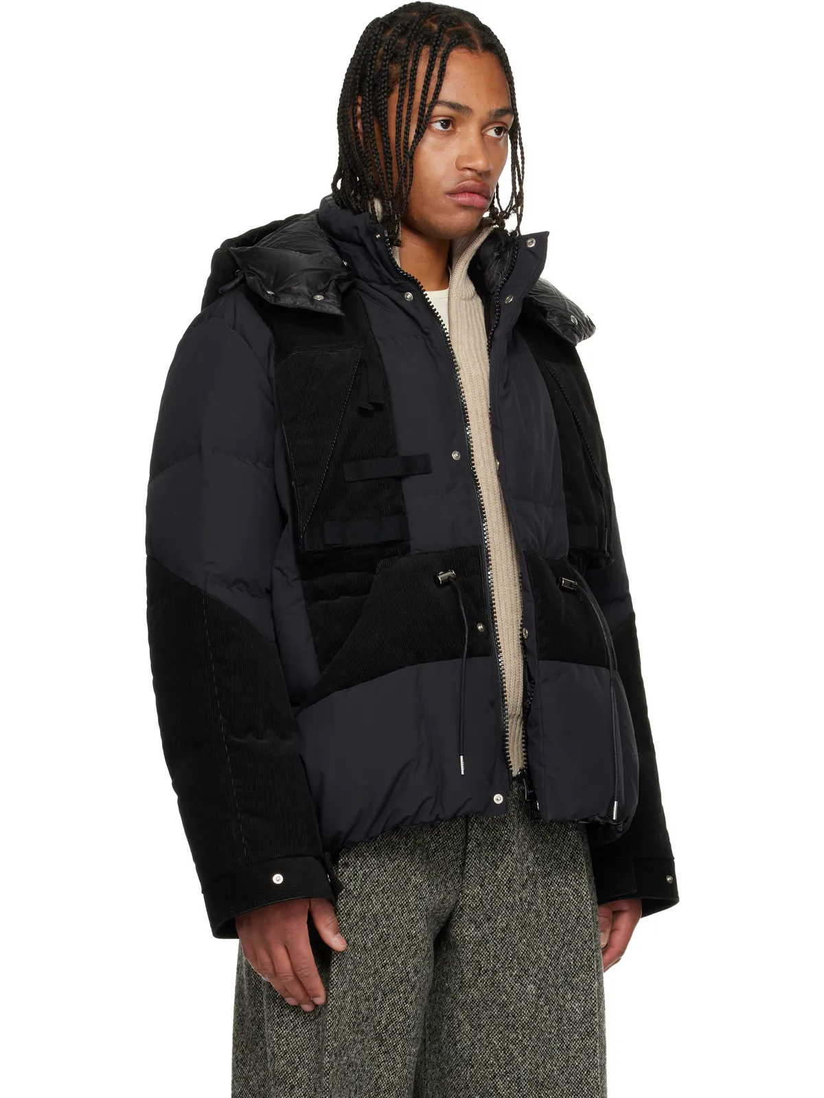 sacai コーデュロイ ダウンジャケット - 画像2