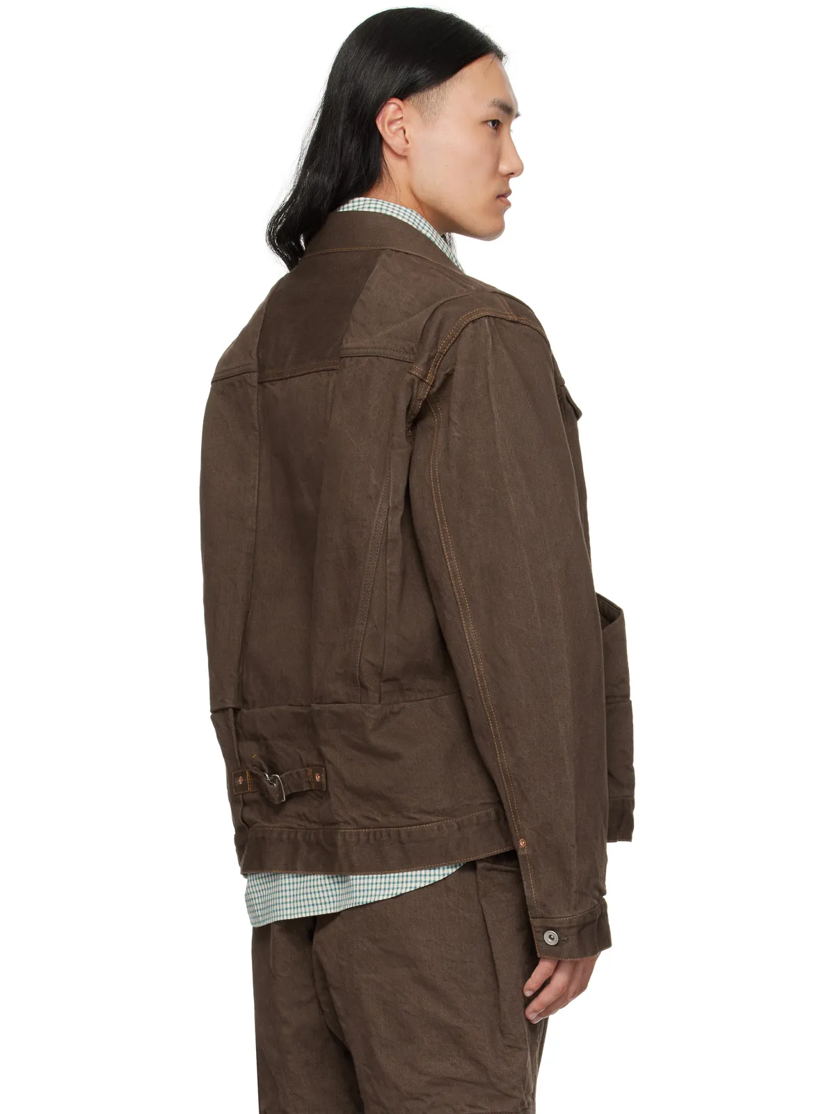 sacai コットン デニムジャケット - 画像3