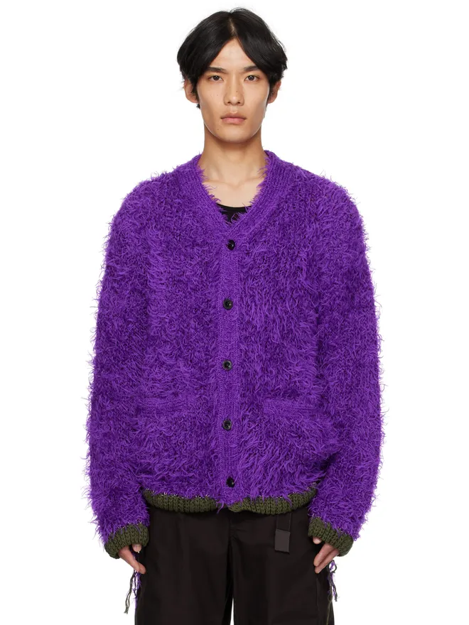 sacai sacai Furry ニットカーディガンの商品画像