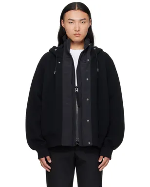 sacai Sponge Sweat & Grosgrain フーディ - サムネイル1